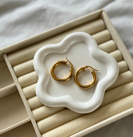 Lola 18K Gold Hoop Earrings